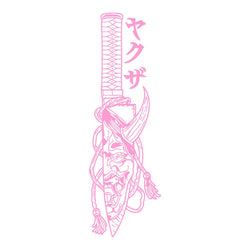 JDM Sticker Car for Hannya Mask Decoration Rear Windshield Japanese Anime Stickers External Accessories Waterproof Vinyl Decals (ONLINE ORDER ONLY)