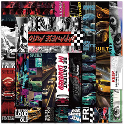 30pcs JDM Racing Car Paper Bookmarks - Cool Kids Gift Stationery (ONLINE ORDER ONLY)