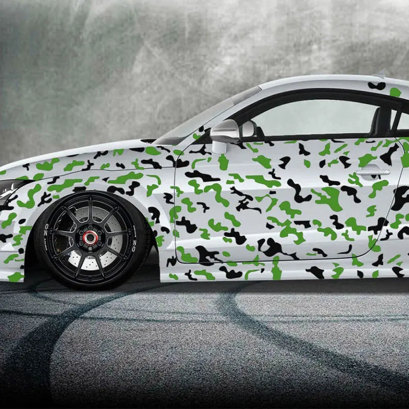 Competition Car Sticker External Accessories Decoration Side Car Side Camouflage Stickers Racing Style Die Cutting Vinyl Decals (ONLINE ORDER ONLY)