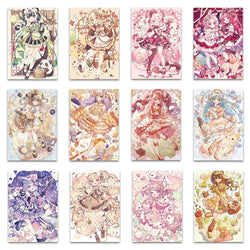 10/30/50PCS Kawaii Girl Cartoon Stickers ACGN Girl Sticker DIY Diary Scrapbook Luggage Laptop Bike Guitar Skateboard Decals Toy (ONLINE ORDER ONLY)