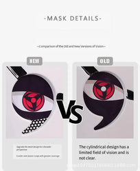 Obito Cosplay Mask: High Gloss Akatsuki Anime Prop