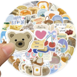 10/30/63PCS Bread and Food and Household Goods Sticker Packs (ONLINE ORDER ONLY)