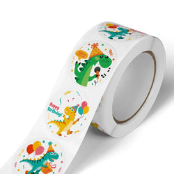 100-500pcs Round Dinosaur Stickers For Kids Teacher Reward Stickers School Supplies Animal Incentive 1inch Stationery Stickers (ONLINE ORDER ONLY)