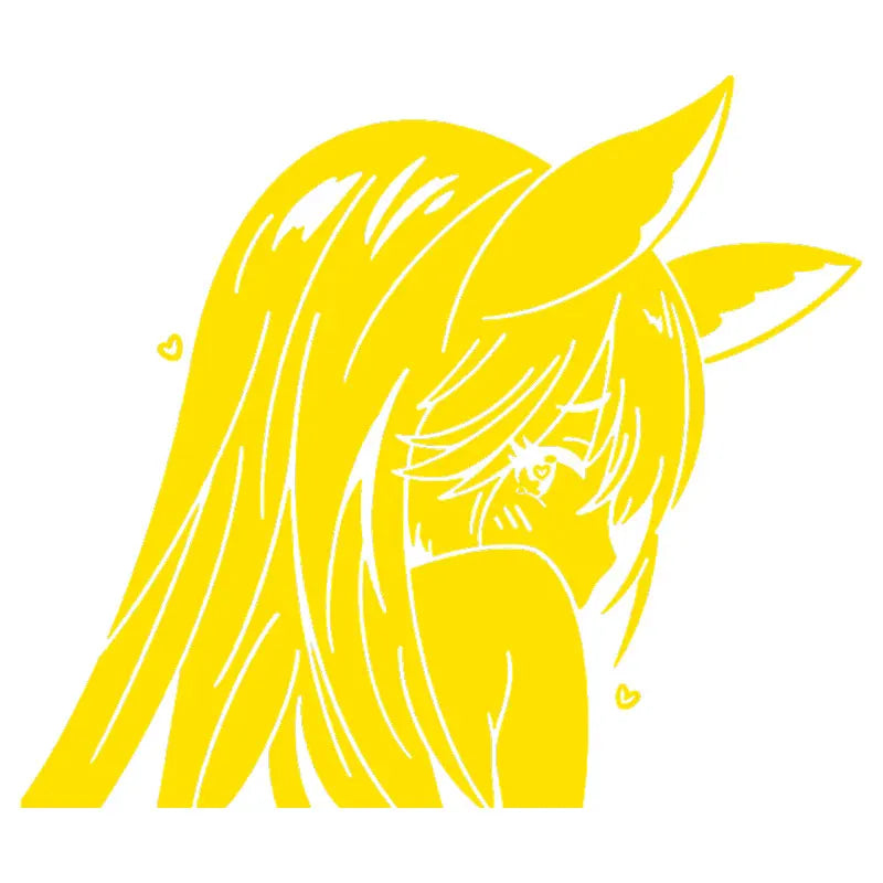 Japanese Anime Car Sticker Window Decoration Beautiful Girl Stickers Laptop Computer Auto Parts Vinyl Decal (ONLINE ORDER ONLY)