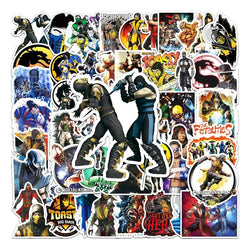 Mortal Kombat Stickers Pack for Laptop, Phone, Car, Scooter, Suitcase, Water Bottle, Refrigerator (ONLINE ORDER ONLY)