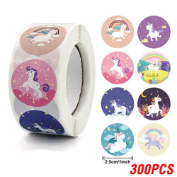 100-500PCS Children's Cartoon Stickers Little Dinosaur Pattern Kids Stationery Supplies School Teacher Supplies Reward Stickers (Online Order Only)
