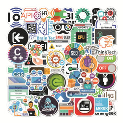Funny Geek Java Programming Stickers Decals for Laptop, Skateboard, Motorcycle, Car - Waterproof (10/30/50pcs) (Online Order Only)