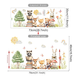 Woodland Animal Wall Stickers for Kids Room Nursery Decor (ONLINE ORDER ONLY)