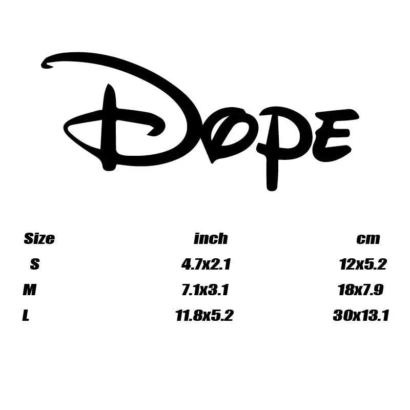 "DOPE" Stickers,a particular style stickers with cute and funny for cars trucks motorcycles and laptops! (ONLINE ORDER ONLY)