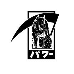 Japanese Anime For Car Sticker Notebook Sticker Decoration External Parts Window Bumper Sickle Girl Die Cutting Vinyl  Decals (ONLINE ORDER ONLY)