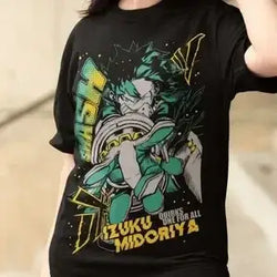 Deku Streetwear T-Shirt: Fire Style Japan Cotton Tee (ONLINE ORDER ONLY)