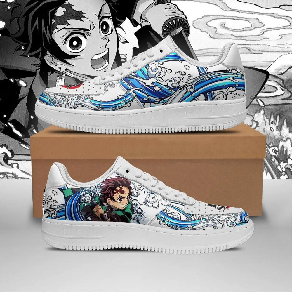 Demon Slayer Sneakers: Tanjiro & Nezuko Low Top Shoes (ONLINE ORDER ONLY)