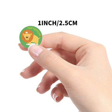 100-500PCS Cute Reward Stickers for School Encouragement 1inch Paper Decoration Teacher Student Family Scrapbooking Stickers (ONLINE ORDER ONLY)