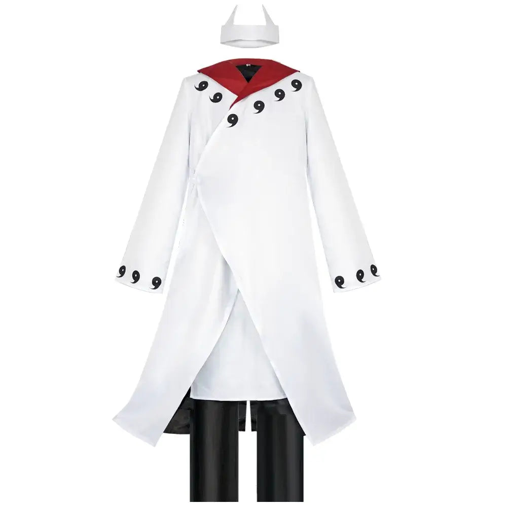 Uchiha Madara White Cosplay Costume Set | Halloween