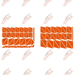 102PCS Angular Shape Sticker For Car Accessories Decoration Side Camouflage Kit Wrap Camo Tuning Styling Waterproof Vinyl Decals (ONLINE ORDER ONLY)