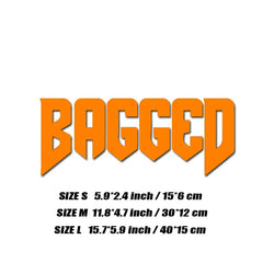 "BAGGED"decal,fashion stickers with high quality sticker for cars trucks motorcycles &laptops!For a Unique look! (ONLINE ORDER ONLY)