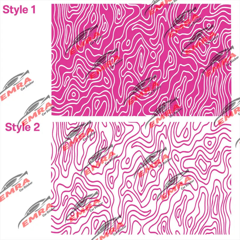 Universal Topography Quarter Window Car Sticker Suitable For Most Decoration Accessories Die Cutting Vinyl Decals (ONLINE ORDER ONLY)