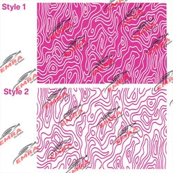 Universal Topography Quarter Window Car Sticker Suitable For Most Decoration Accessories Die Cutting Vinyl Decals (ONLINE ORDER ONLY)