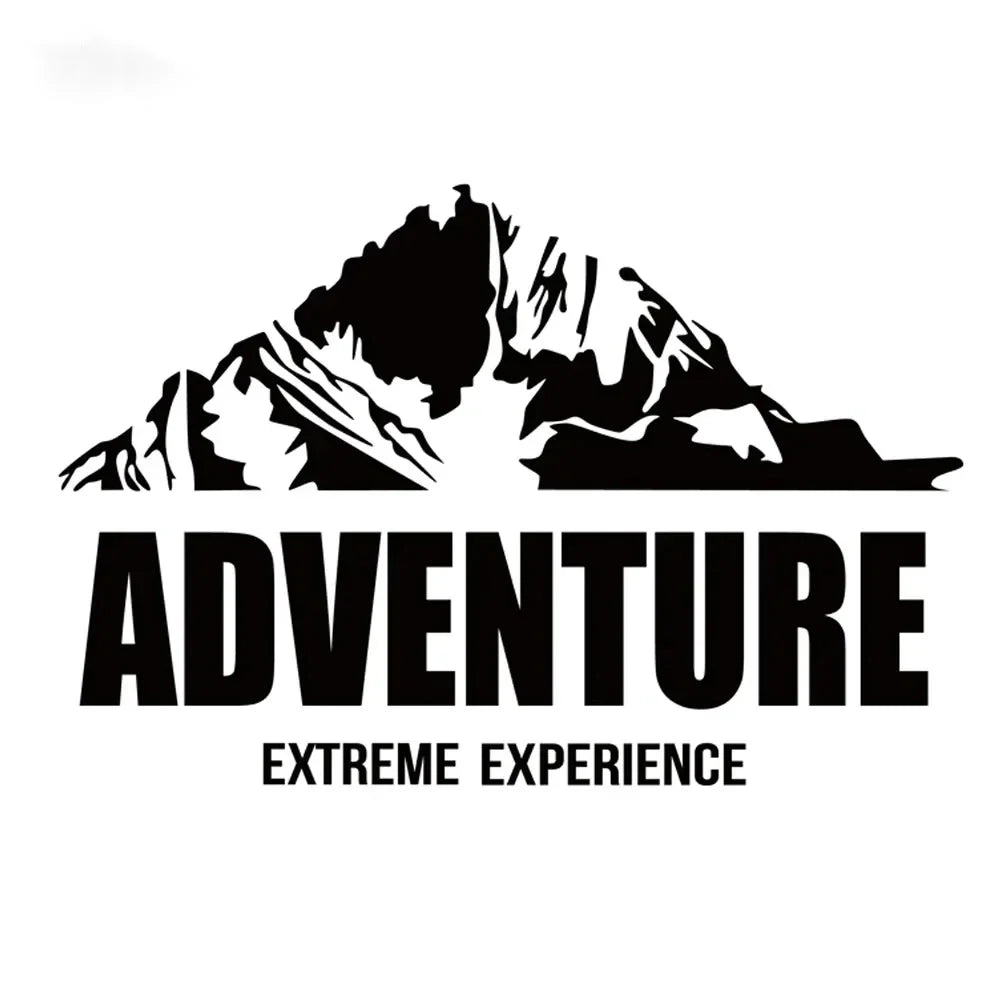 Motorcycle Sticker Adventure Explore Mountain Car Decal Moto Auto Stickers Funny JDM  Car Sticker (Online Order Only)