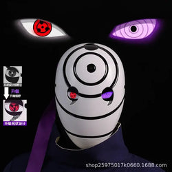 Obito Cosplay Mask: High Gloss Akatsuki Anime Prop