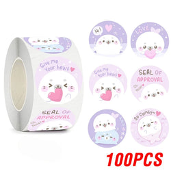 100-500pcs Cartoon Animation Children's Toy Sticker School Classroom Training Motivational Stickers Stationery Labels (ONLINE ORDER ONLY)