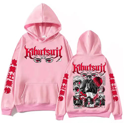 Muzan Kibutsuji Hoodie Demon Slayer Harajuku Pullover (ONLINE ORDER ONLY)