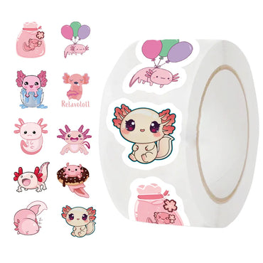 100-500pcs Cute Cartoon Stickers Children Reward Label Gift Scrapbooking Decoration Stationery Animals Sticker Toys (ONLINE ORDER ONLY)