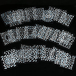 30pcs Black Flowers Nail Art Stickers 3D Self Adhesive Daisy Floral Nail Tips Design Decals Manicure Supplies For Women & Girls* (ONLINE ORDER ONLY)