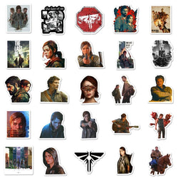 10/50pcs Hot Game the Last of Us 2 Stickers Toy Children Toy Skateboard Helmet Phone Car Tv Show Vinyl Stickers Joel Abby Decal (ONLINE ORDER ONLY)