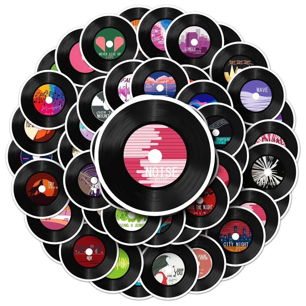 50Pcs Cartoon Vinyl Stickers Waterproof for Skateboard Snowboard (Online Order Only)