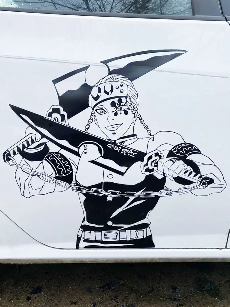 Japanese Anime Stickers For Car Sticker Decoration Door Hood Die Cutting Personality PVC Vinyl Decals  External Accessories (ONLINE ORDER ONLY)