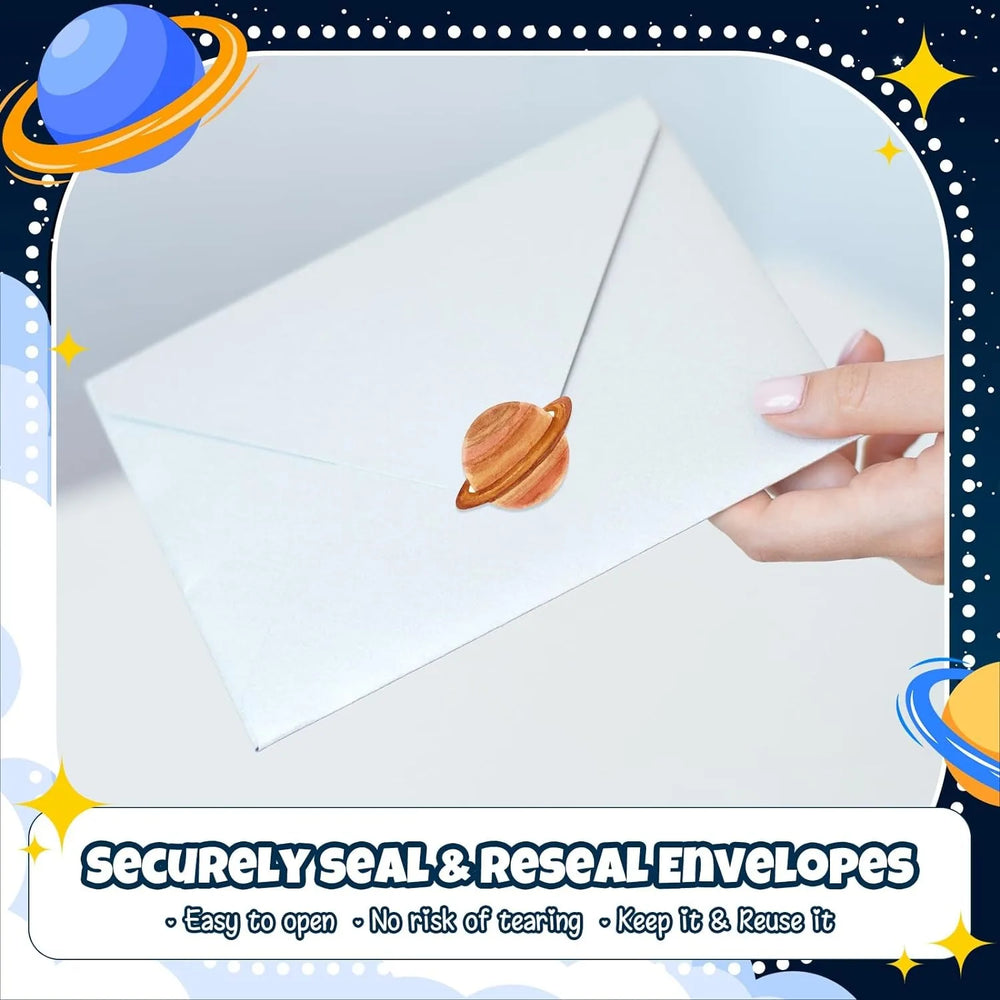 100-500pcs Children Reward Stickers Space Planet Label School Teacher Reward Student Scrapbooking Stationery Diaries Sticker (Online Order Only)