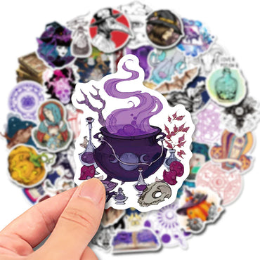 10/30/50ps Cool Gothic Magician Apothecary Sticker Packs (Online Order Only)