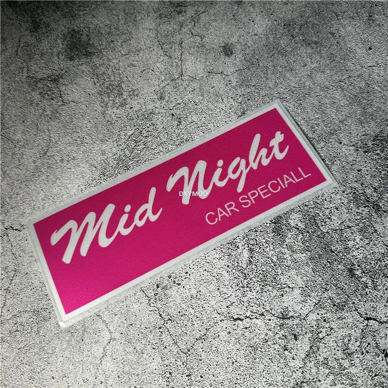 Car Styling Stickers Japanese JDM Babies midnight car special SH Decal Auto Motorbike Helmet Applique Vinyl Tape Window Tape (Online Order Only)