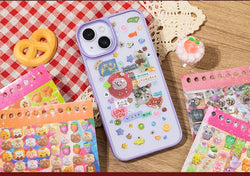 48 sheets Japanese Retro Y2K Decorative Stickers Phone Case Laptop Kpop Photocard Scrapbooking Sticker Book Kids Gift Stationery (ONLINE ORDER ONLY)