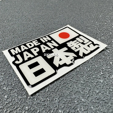 3D Crystal Soft Glue Car Styling MADE IN JAPAN Sticker Bike Auto Helmet Phone Cup Laptop Decoration Decals 1 PCS (ONLINE ORDER ONLY)