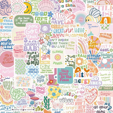 10/50/100pcs Kawaii Pink Danish Pastel Aesthetic Stickers Cute Girls VSCO Stickers DIY Diary Laptop Luggage Skateboard Sticker (ONLINE ORDER ONLY)