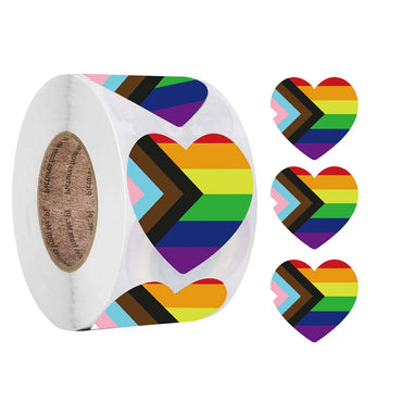 100-500Pcs Heart Shaped Stickers Scrapbooking Gift Seal Labels for Package and Wedding Decoration Stationery Sticker (ONLINE ORDER ONLY)