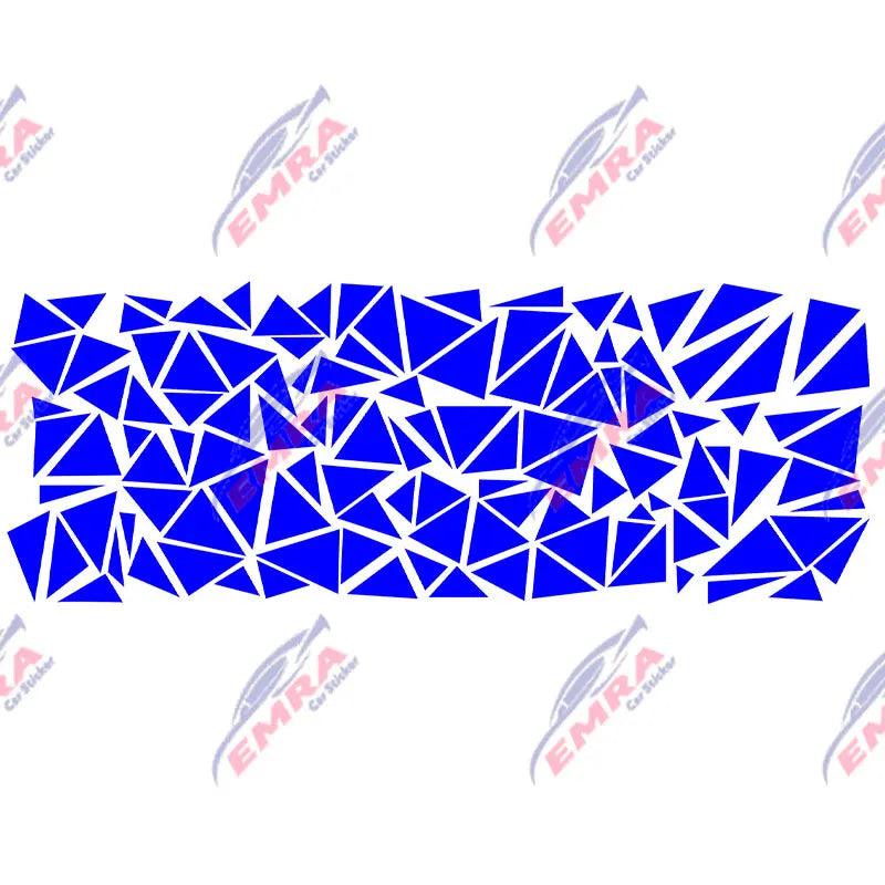Triangle Car Sticker Decoration Side External Accessories Camouflage Kit Wrap Camo Tuning Styling Waterproof Vinyl Decals (ONLINE ORDER ONLY)
