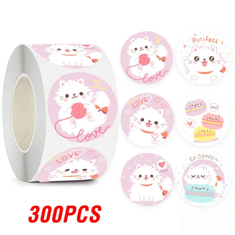 100-500pcs  Cute Reward Stickers Animal Sticker for Kid Classic Toy Gift Decor School Teacher Encouragement Sticker (ONLINE ORDER ONLY)