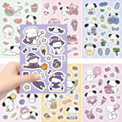 8/16/32pcs Cute Children DIY Puzzle Sticker 8 Animals Dogs Make A Face Funny Assemble Jigsaw Stickers Kids Educational Toys﻿ (ONLINE ORDER ONLY)