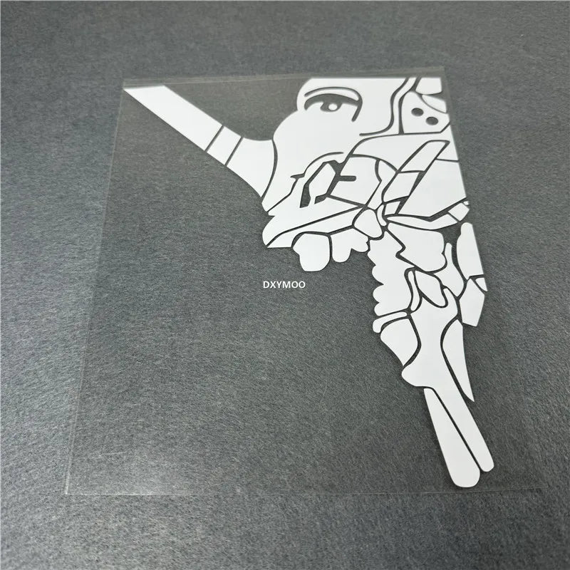 Car Stickers for Mobile Suit Robot EVA Head Decal Auto Side Body Window Vinyl Text Decoration Applique (ONLINE ORDER ONLY)