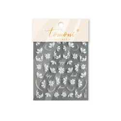 Shiny Cherokee Rose Golden Cherry Blossom Cherish Enjoy Flower Line Petal Delicate Self Adhesive Nail Art Sticker Manicure Decal (ONLINE ORDER ONLY)