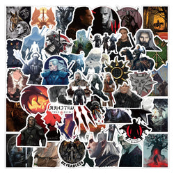 Wizard Hunter Graffiti Stickers: Waterproof Decals for Scrapbook, Laptop, Motorcycle, Water Bottle (10/30/50pcs) (ONLINE ORDER ONLY)