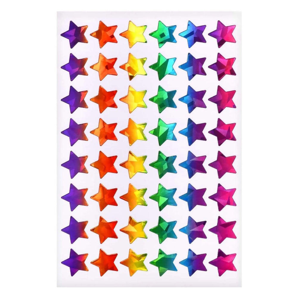 5 Pages Laser Gold Foil Self-adhesive Star Round Heart-shaped Stickers Reward Chart Decorative Children Toy Gifts Sticker Labels (ONLINE ORDER ONLY)