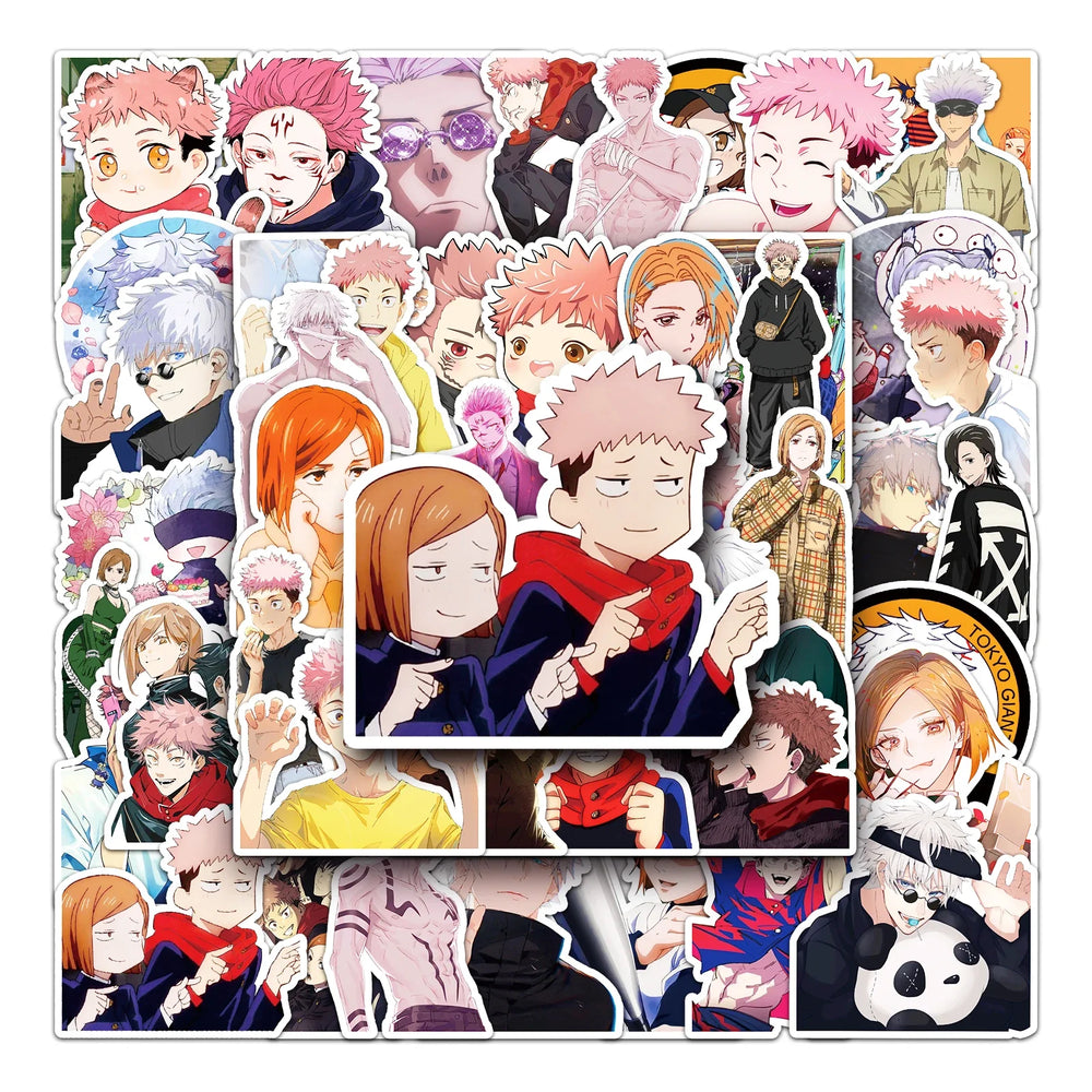 MINISO Jujutsu Kaisen Graffiti Stickers Pack for Laptop, Suitcase, Skateboard (Online Order Only)