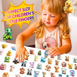 10/30/50PCS Cute 3D Cartoon Animal PVC Sticker Aesthetic Chidlren's Stationery Decoration Scrapbooking School Supplies for Kids (ONLINE ORDER ONLY)