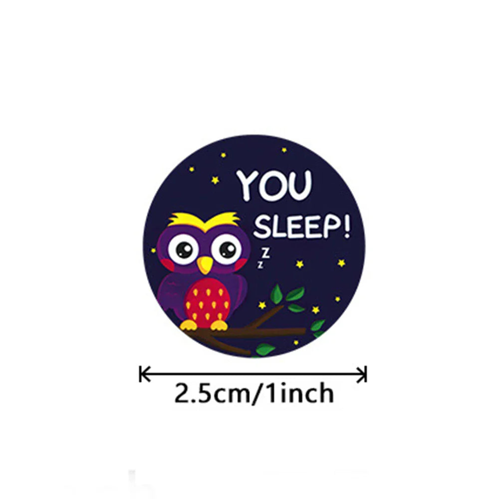 100-500pcs Cartoon Animal Children Sticker Reward Label Thank You Cute Toy Game Sticker DIY Gift Sealing Label Decoration Supple (ONLINE ORDER ONLY)