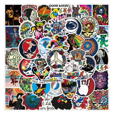 10/30/50pcs Grateful Dead Stickers Packs (ONLINE ORDER ONLY)