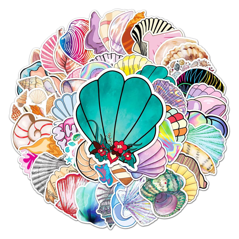 50Pcs Cartoon Waterproof Vinyl Stickers for Skateboard Snowboard (ONLINE ORDER ONLY)